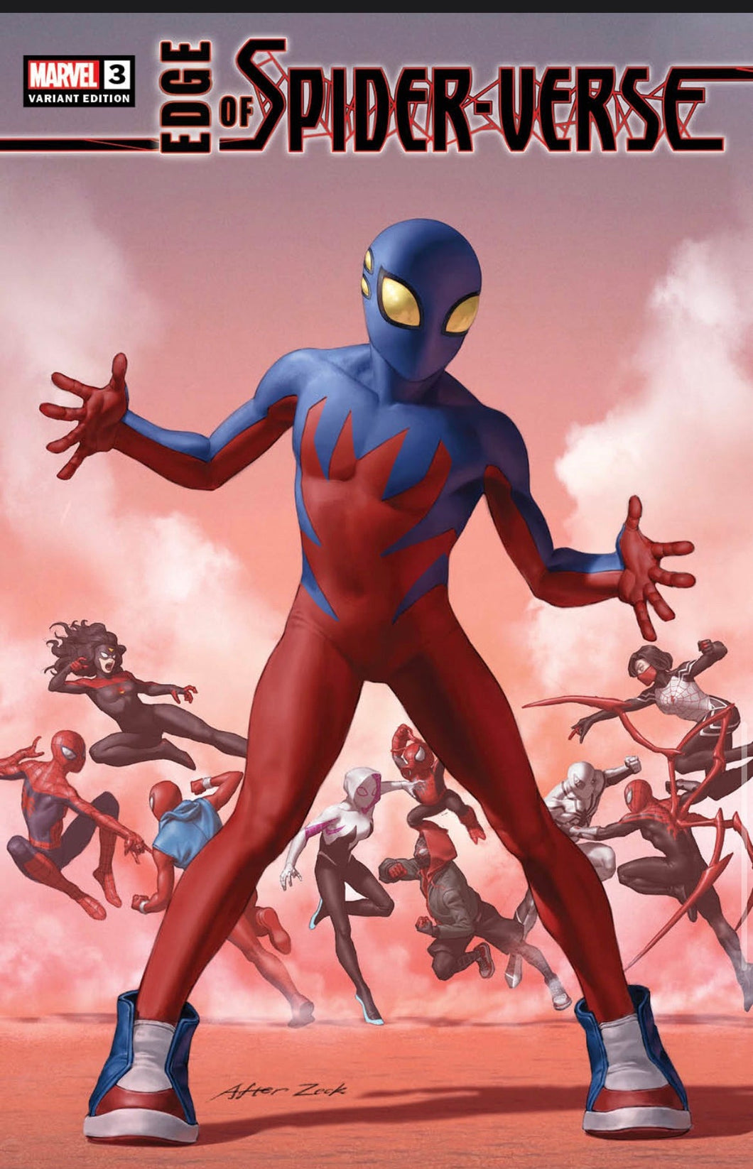 edge of spider-verse #3 spider-boy - origin CBNS Junggeun Yoon ltd 1200 copies