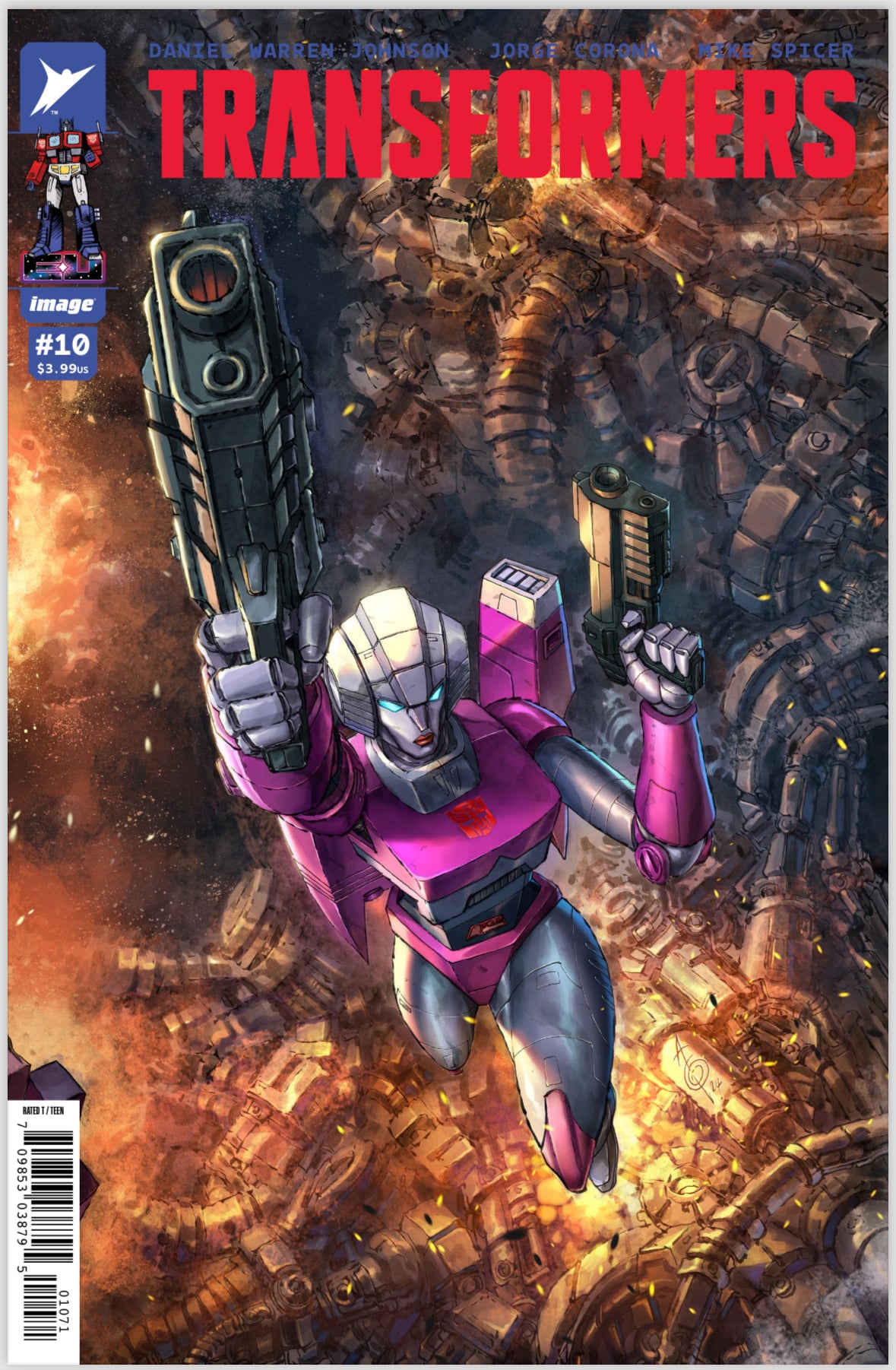 TRANSFORMERS #10 Alan Quah Trade Black Saber Comics Exclusive ltd 250
