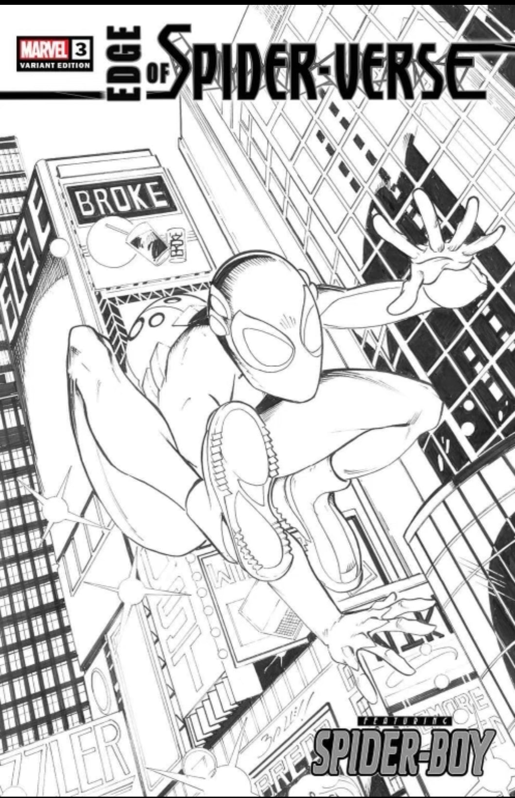 EDGE OF SPIDER-VERSE #3 MARK BAGLEY  2ND PRINT