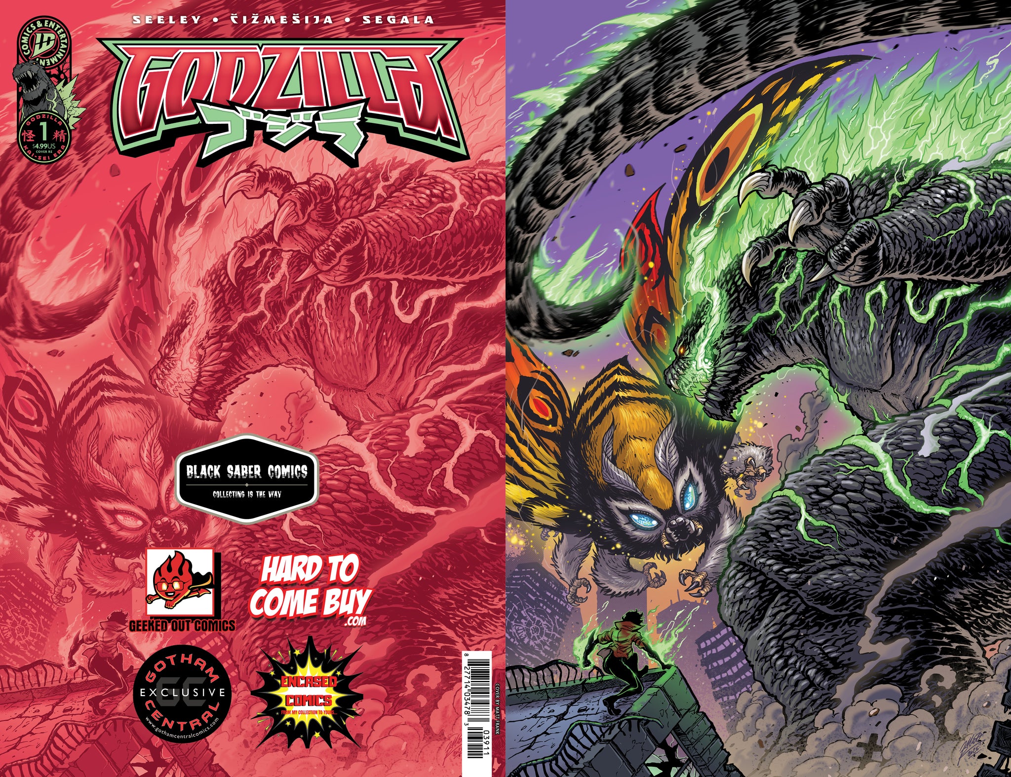 Godzilla Kai-Sei Era #1 - Cover by Matt Frank Black Saber Comics Exclu