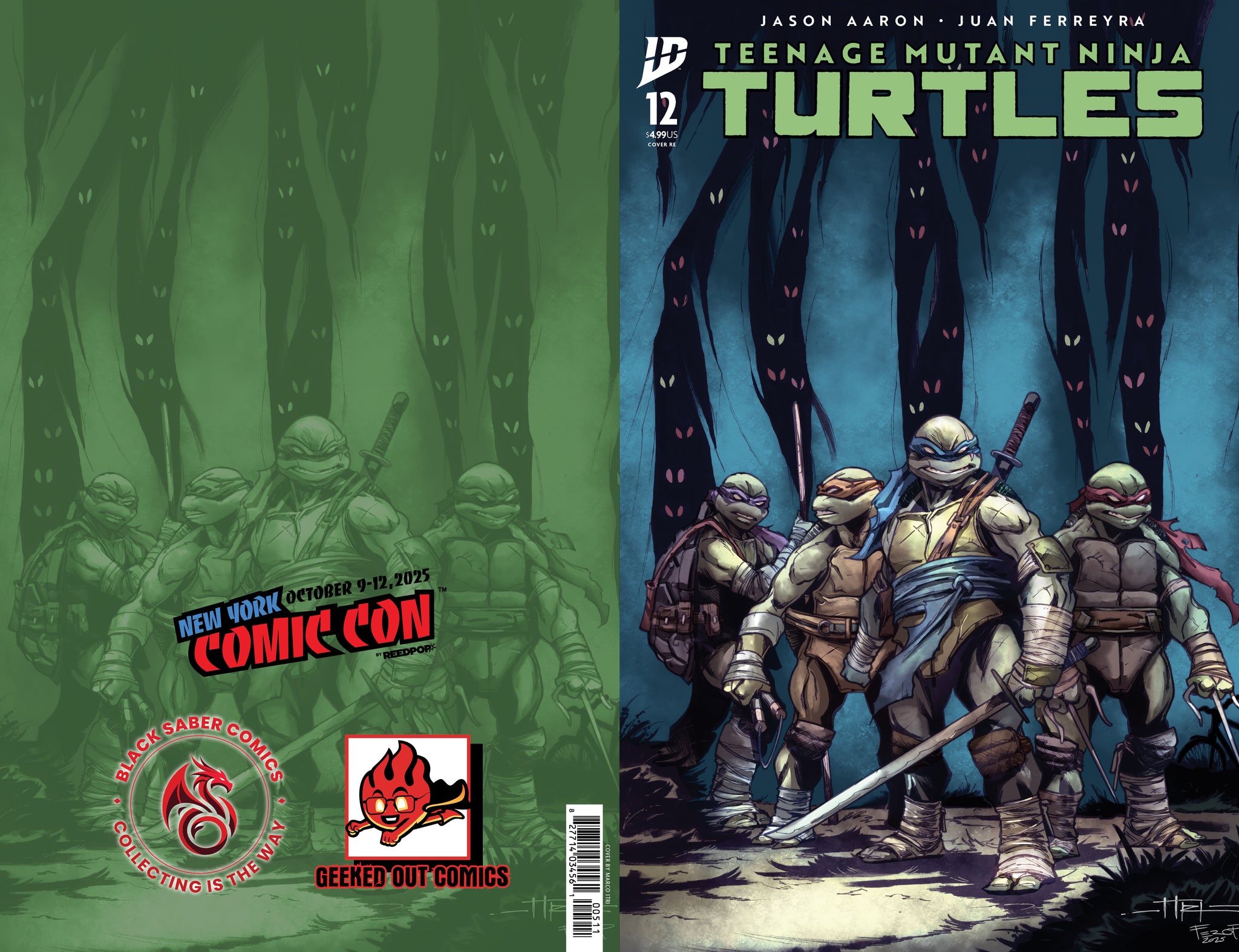 Teenage Mutant Ninja Turtles: #12 NYCC Exclusive - Cover Art by