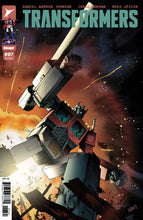 Load image into Gallery viewer, Transformers #7 - Black Saber Comics Exclusive by Adam Gorham ltd to 400 copies with COA
