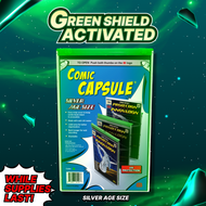Green SILVER Age Size ComicCapsule