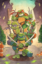 Load image into Gallery viewer, Teenage Mutant Ninja Turtles: Alpha Variant RI  Black Saber Comics Chrissie Zullo Uminga ltd 500
