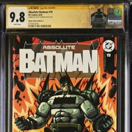 ABSOLUTE BATMAN #19 TRADE  MARIO FOCCILLO signed by Scott Synder  CGC 9.8