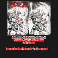 A Teenage Mutant Ninja Turtles #1 Facsimile - (Virgin/ trade set) by Freddie Williams LTD 600 Sets (original 1984 TMNT SIZED BOOK)