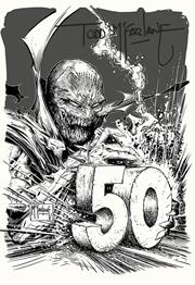 KING SPAWN #50 CVR F INC 1:250 TODD MCFARLANE INKS VAR