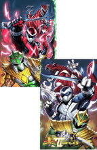Load image into Gallery viewer, MMPR TMNT III #1  &amp; #2 Connecting Set - ECC Franck Uzan Exclusive
