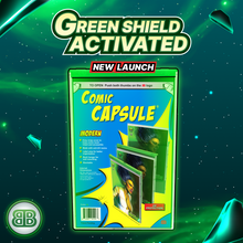 Load image into Gallery viewer, Green Modern Size ComicCapsule
