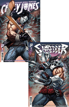 Load image into Gallery viewer, Shredder #1 &amp; Casey Jones #1 ECC Exclusive Franck Uzan Connecting Set
