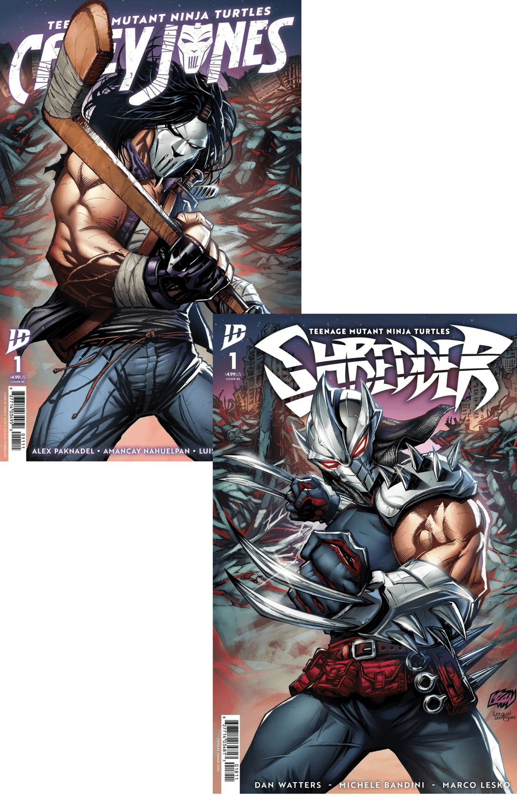 Shredder #1 & Casey Jones #1 ECC Exclusive Franck Uzan Connecting Set