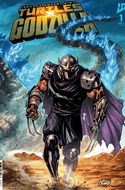 Teenage Mutant Ninja Turtles x Godzilla #1 - Franck Uzan Variant - Right Side Wrap-Around (11/12/25)