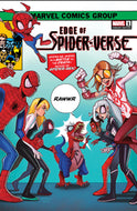 CHRISSIE ZULLO'S  EDGE OF SPIDER-VERSE #1   BLACK SABER EXCLUSIVE (X-MEN 100) HOMAGE (1st cover appearance of the New Spider-UK)