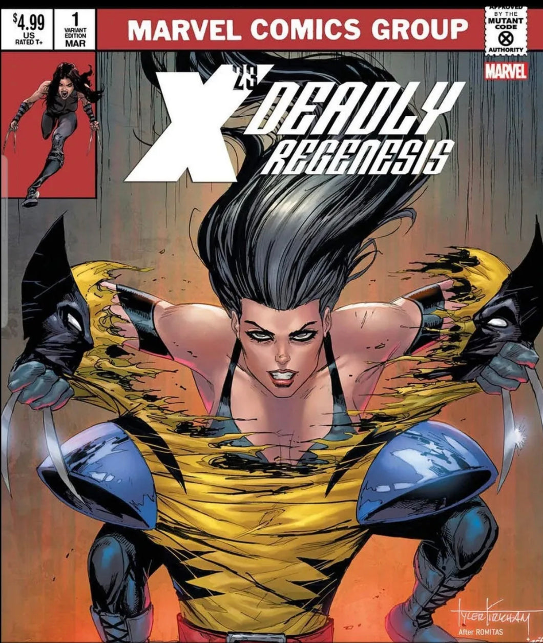 X-23 DEADLY REGENESIS #1 KIRKHAM AMAZING 238 VARIANT LE 1500 COA 1ST APP EXCLUSIVE
