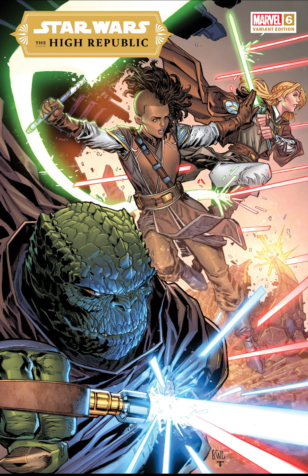 BLACKSABER EXCLUSIVE STAR WARS HIGH REPUBLIC #6 Store Ken Lashley Virgin/Trade
