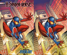 Load image into Gallery viewer, EDGE OF SPIDER-VERSE #3 MARK BAGLEY  &#39;ULTIMATE SPIDER-MAN #1 HOMAGE&#39; EXCLUSIVE
